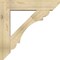 Ekena Millwork Olympic Slat Rough Sawn Bracket w/ Offset Brace, Douglas Fir, 8"W x 36"D x 36"H BKT0806X36X36OLY06RDF - alternate 2